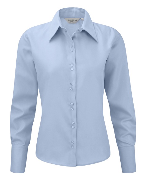 Russell bügelfreie Bluse, Langarm 956F  1a