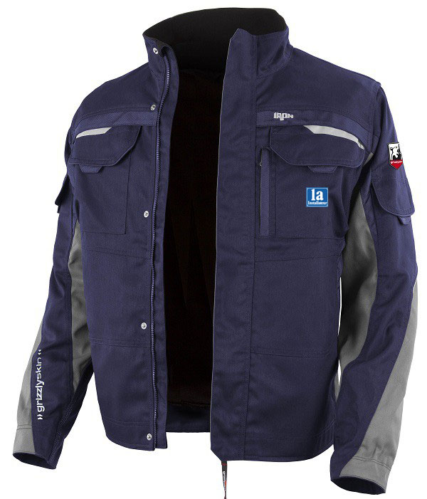 grizzlyskin® IRON Sportliche Tencel Bundjacke GIM39  1a
