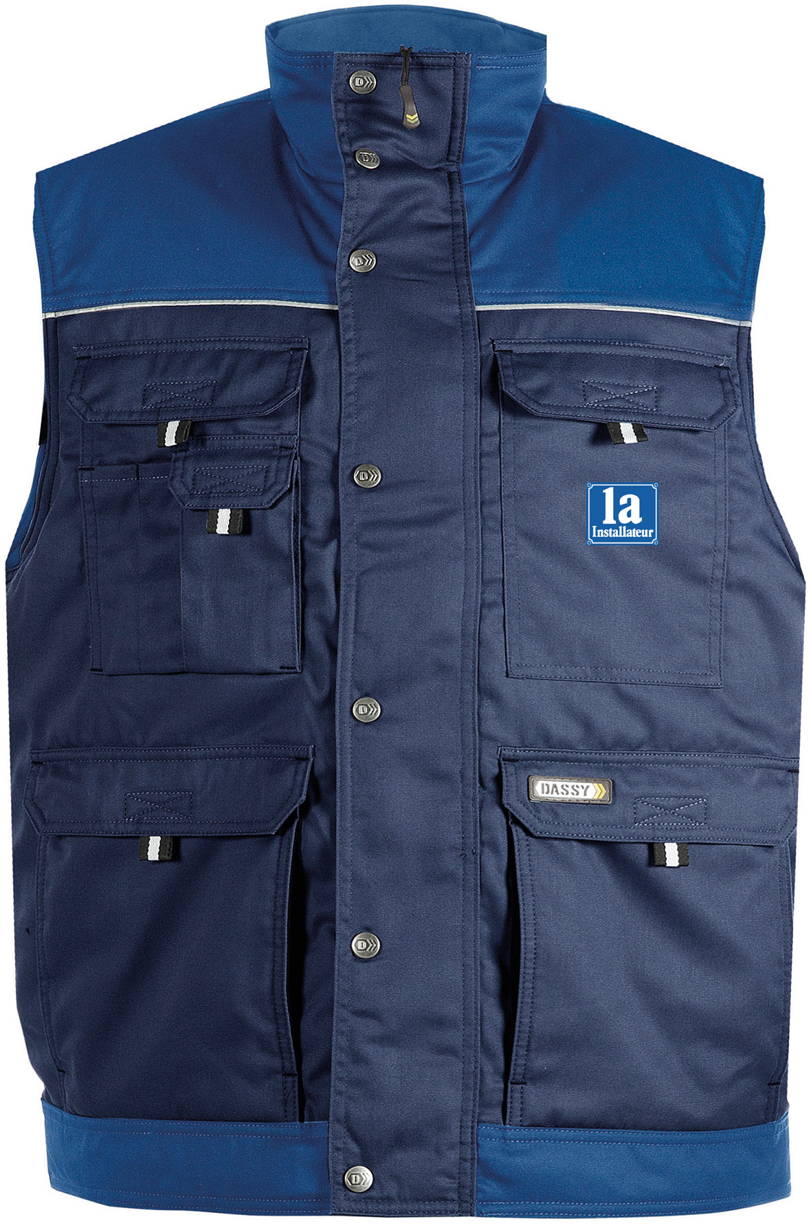 DASSY® CLASSIC Gilet HULST zweifarbig 350051 1a 