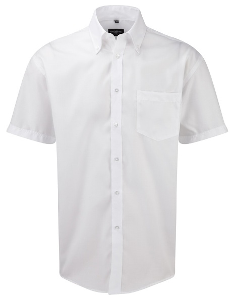 Russell bügelfreies Hemd, Button Down, Kurzarm, R957M 1a